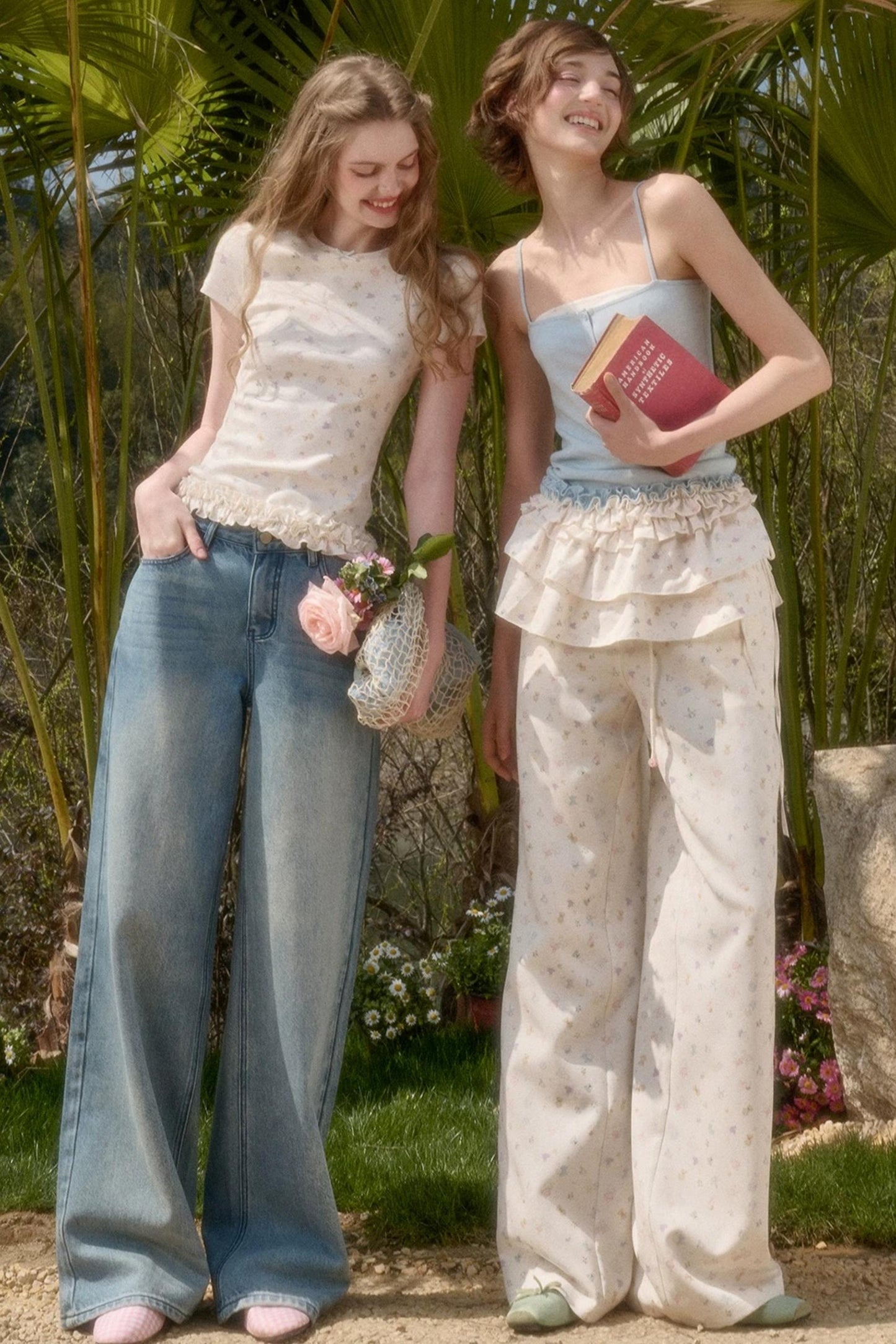 Little Rabbit Wide-Leg Pants