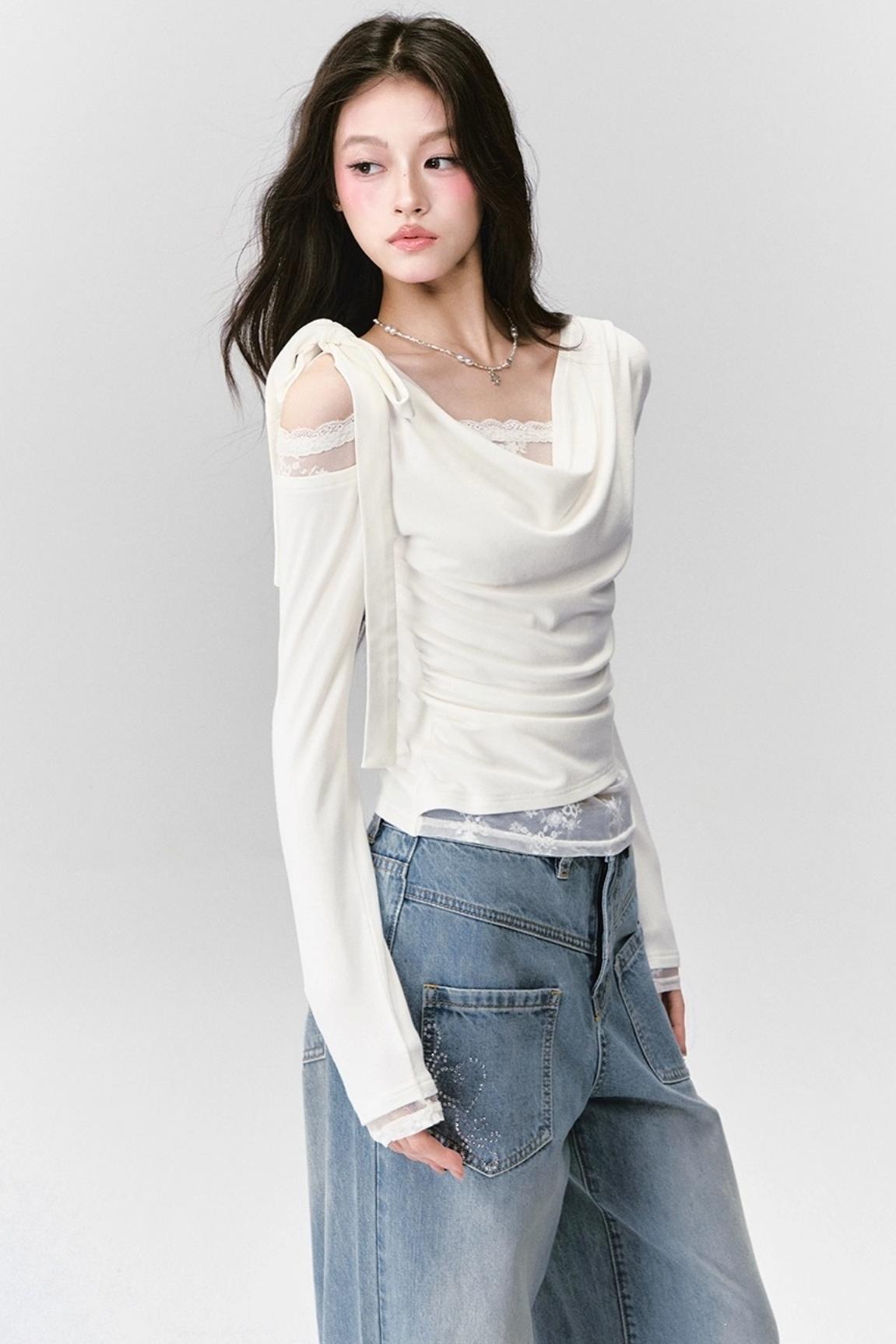 Pure Desire Lace Knit Top Set-Up