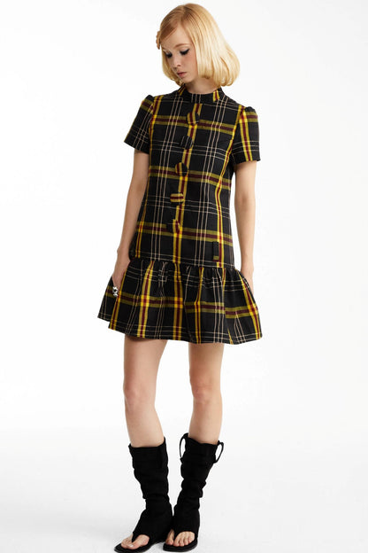 Fall Check Dress