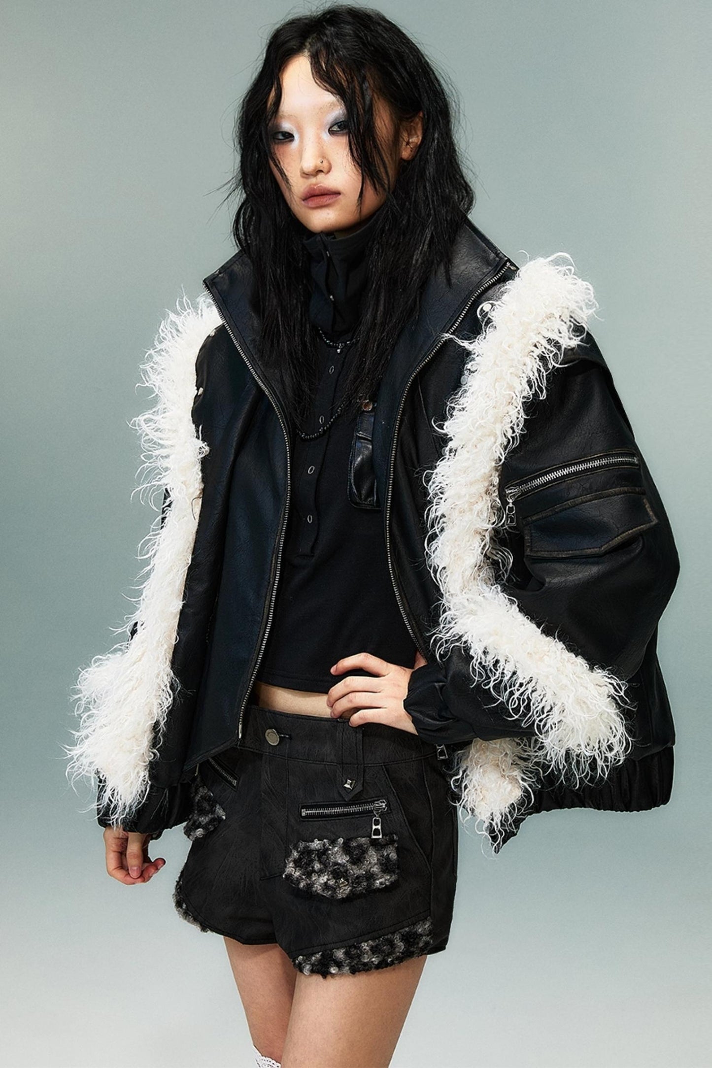 Autumn Vintage Punk Short Coat