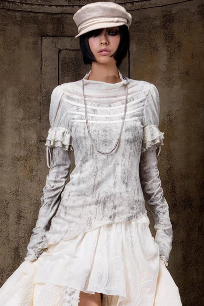 Court-Style Knit Top