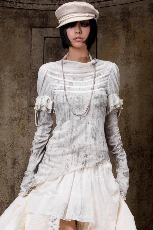 Court-Style Knit Top