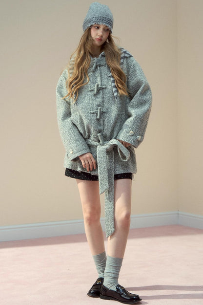 Collegiate Style Sheep Wool Jacket