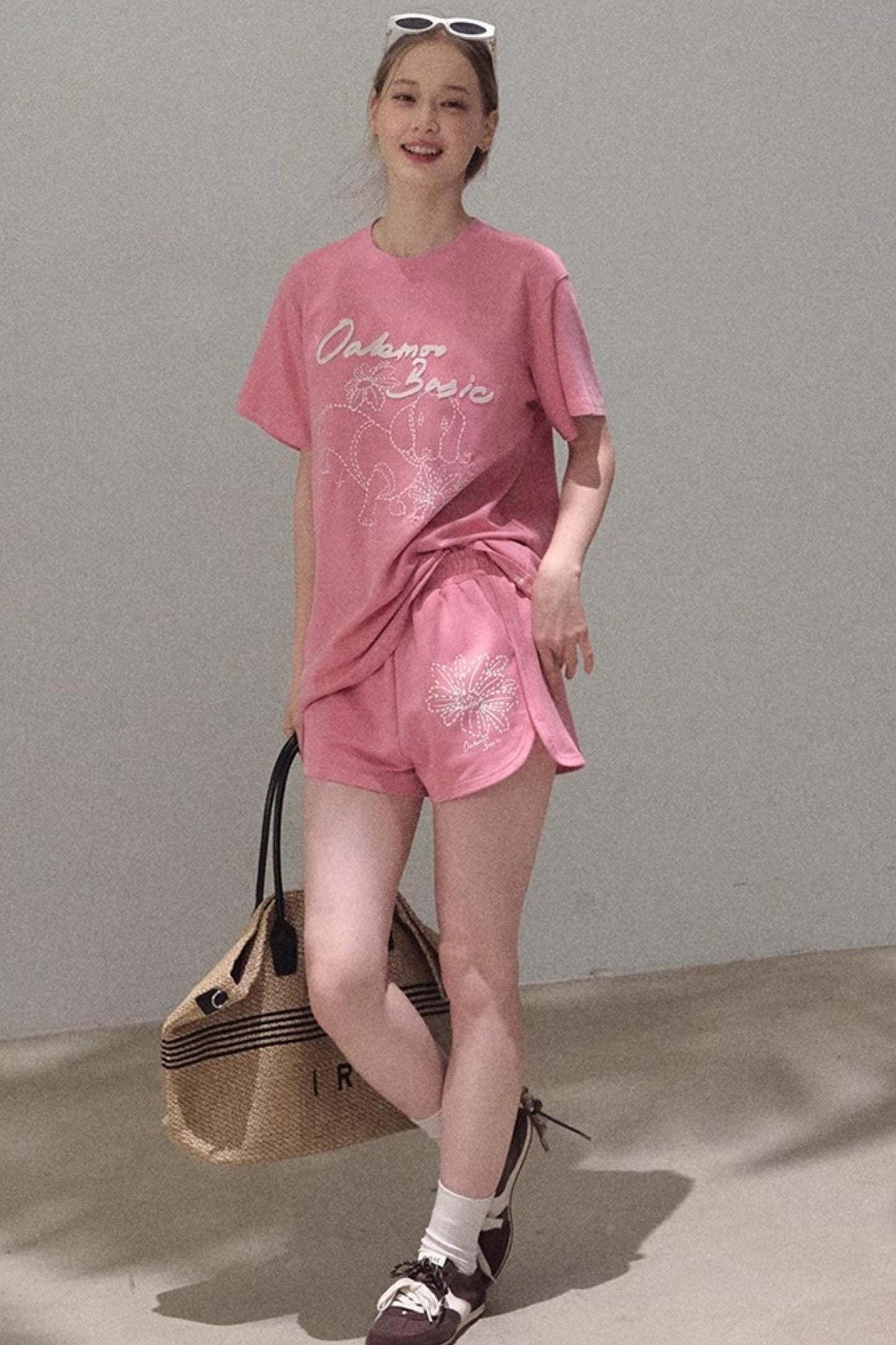 Puppy Cotton Tee & Shorts Set-Up