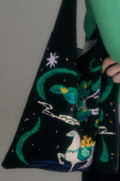 Chinese-Style Knitted Dress Set-Up