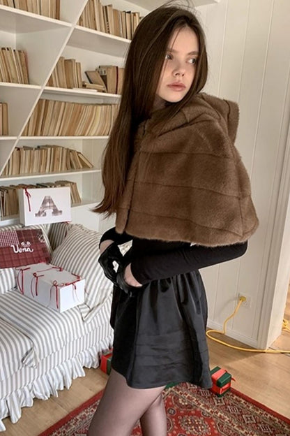 Black Layered Knit Dress Set