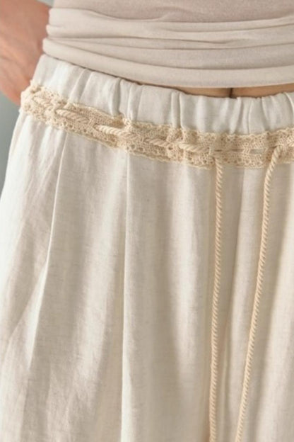 Linen Tie-Top and Pants Set-Up