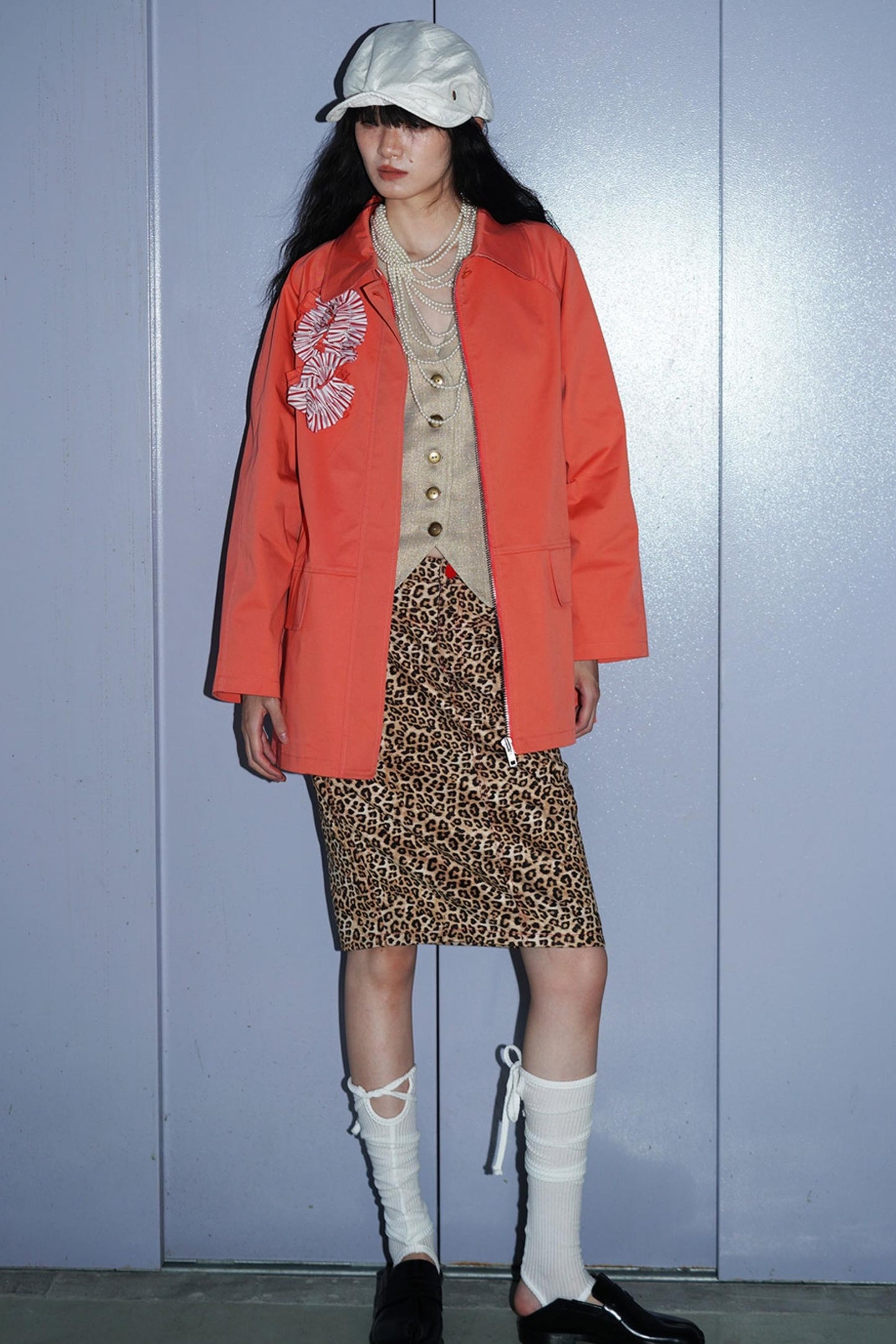 Slim Vintage Linen Layered Vest