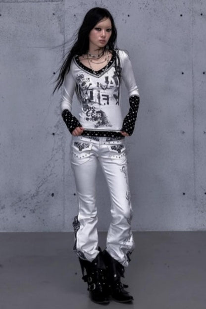 Retro Vintage Patchwork Top