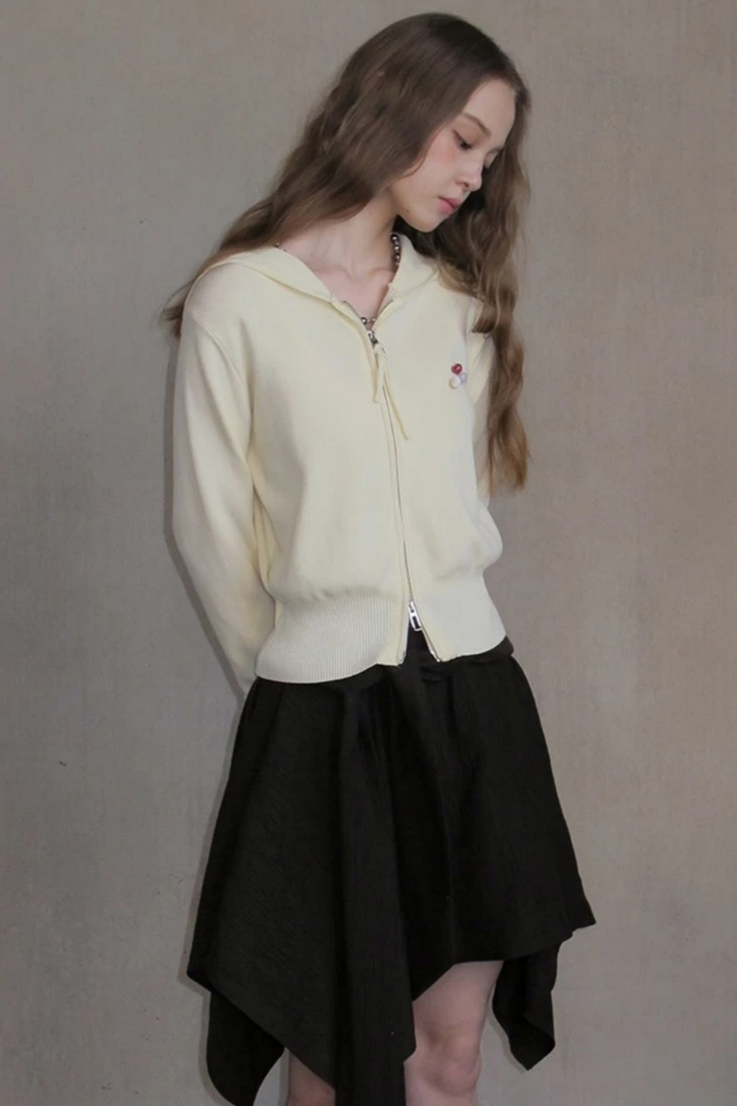 Poetic Rococo Asymmetrical Skirt