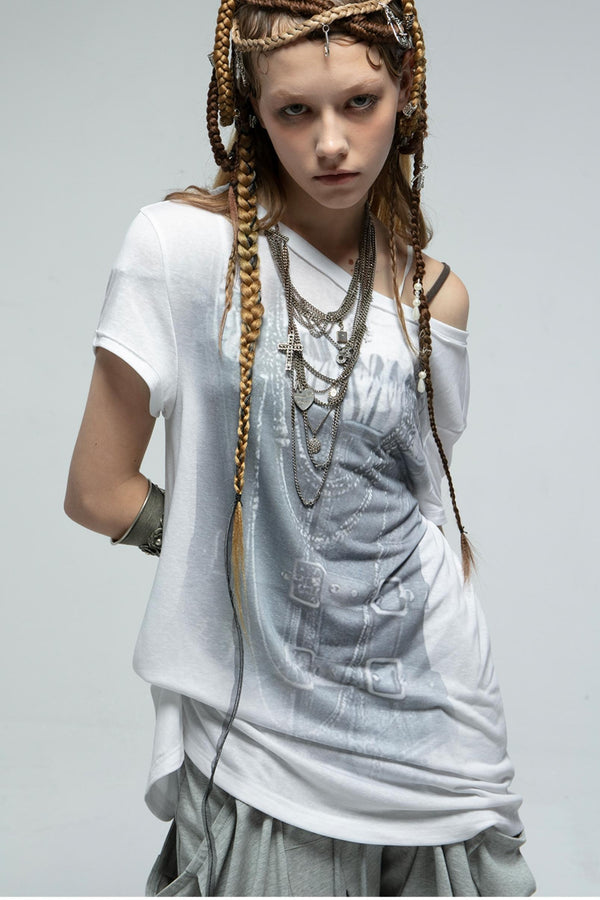 Short Sleeve Button Tee