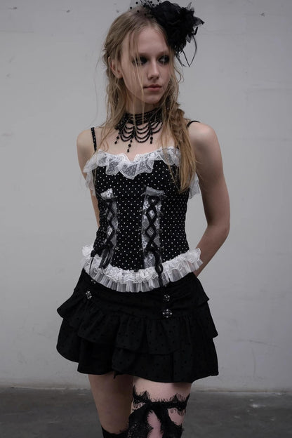 Gothic Lace Mini Top