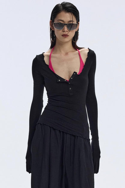 Fungus Edge Long-Sleeved Top