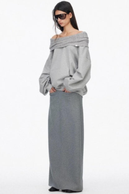 Versatile Slimming Straight Skirt