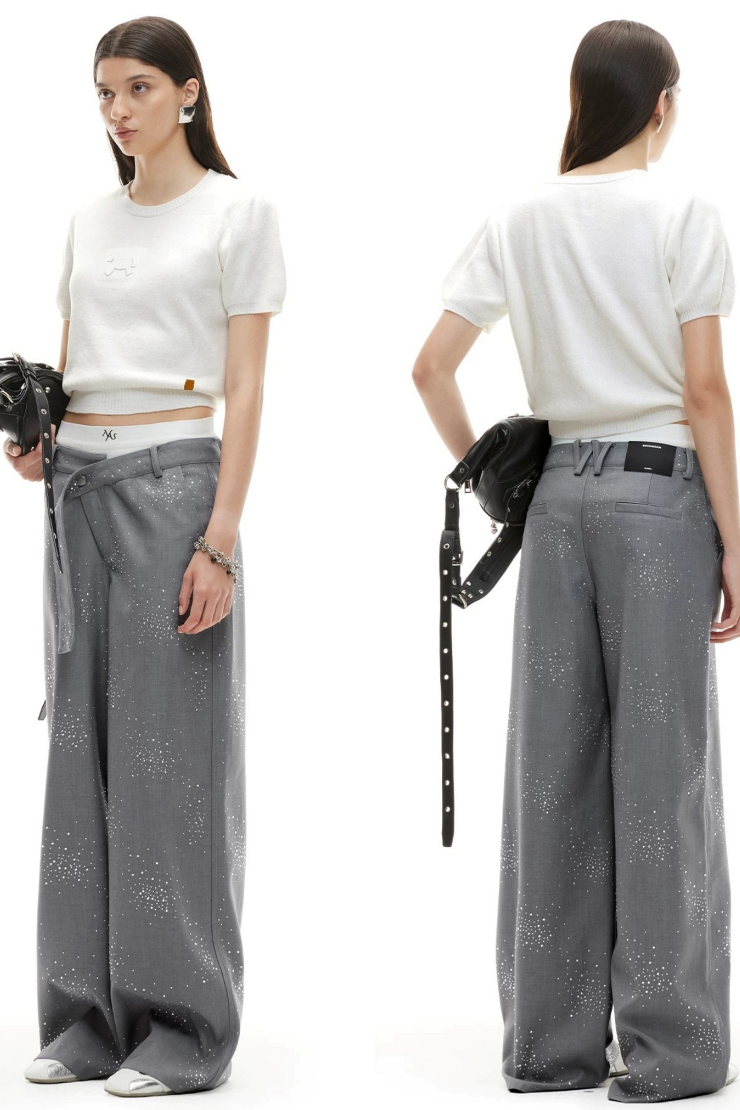 Embossed Pony Knit Tee