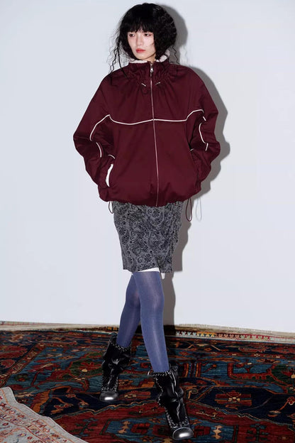 Retro Paisley Sweater Skirt Set-Up