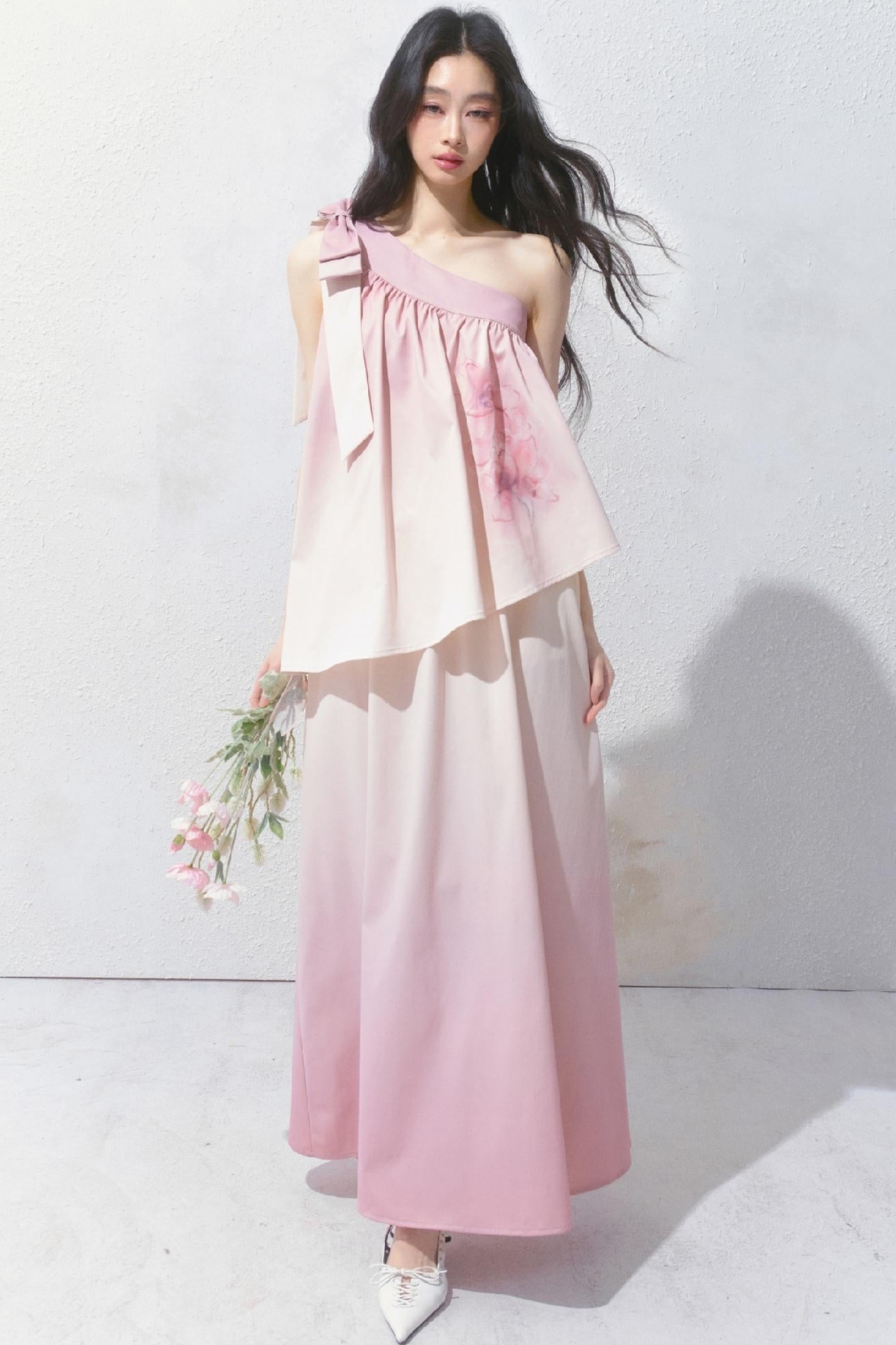 Spring Blossom Tea Dress