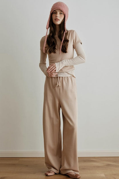 Light Tencel Wool Crew Neck T-Shirt