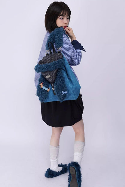 Ear Furry Crossbody Bag