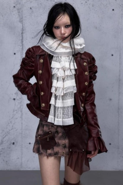 Romantic Lace Layered Scarf