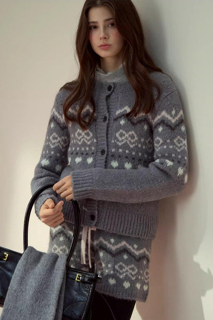 Sunset Knitted Jacket Set-Up