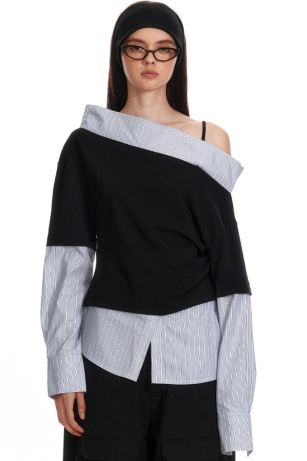 Strapless Splice Basic Top