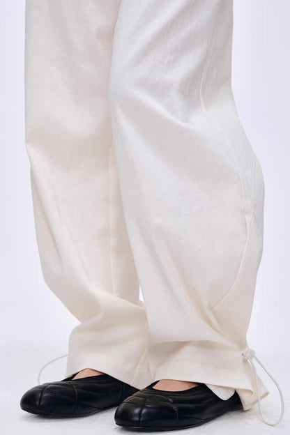 Lyocell Color-Block Pants