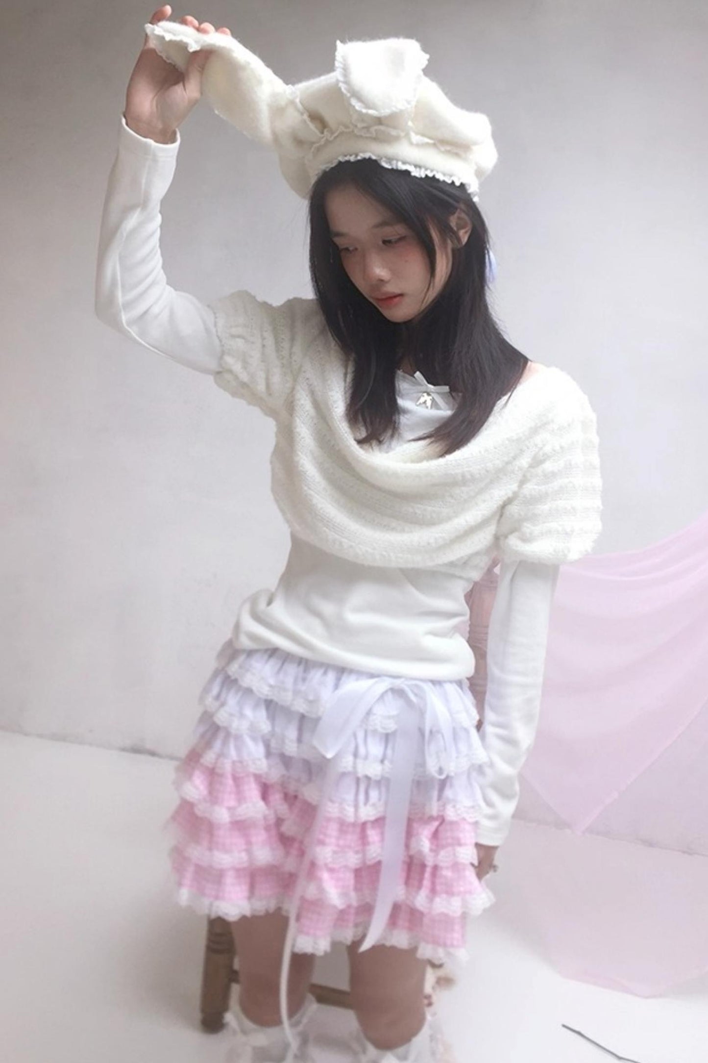 Institute Happy Birthday Lace Beret