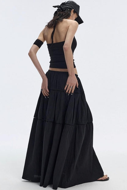 Deep Black Slim Vest