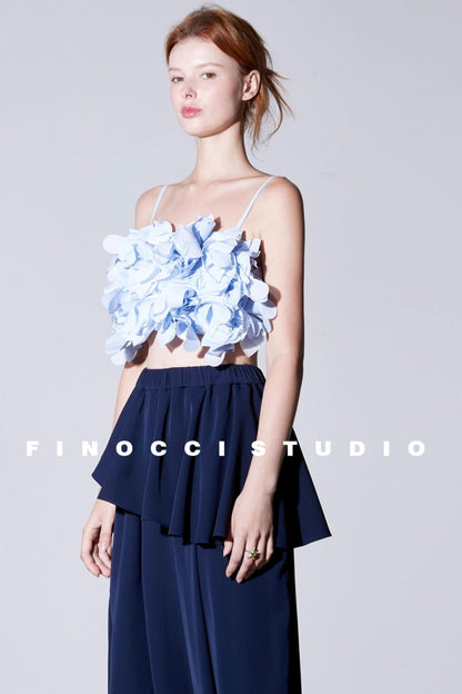 Ultra-Complex Double-Layer Petal Suspender