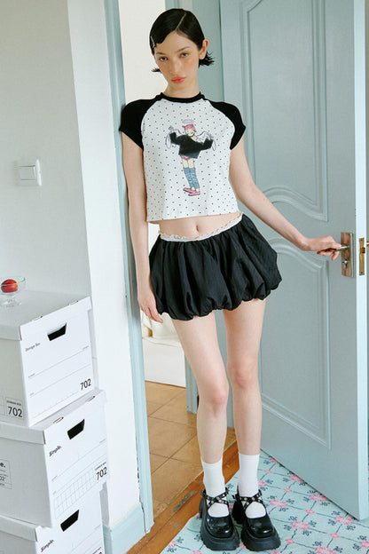 Summer Peplum Shorts