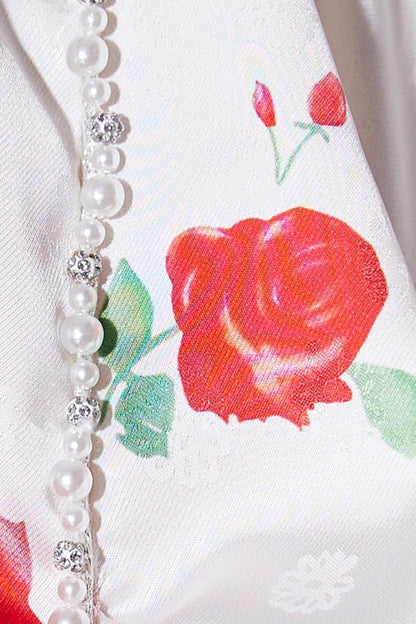 Deconstructed Rose Beaded Jacket