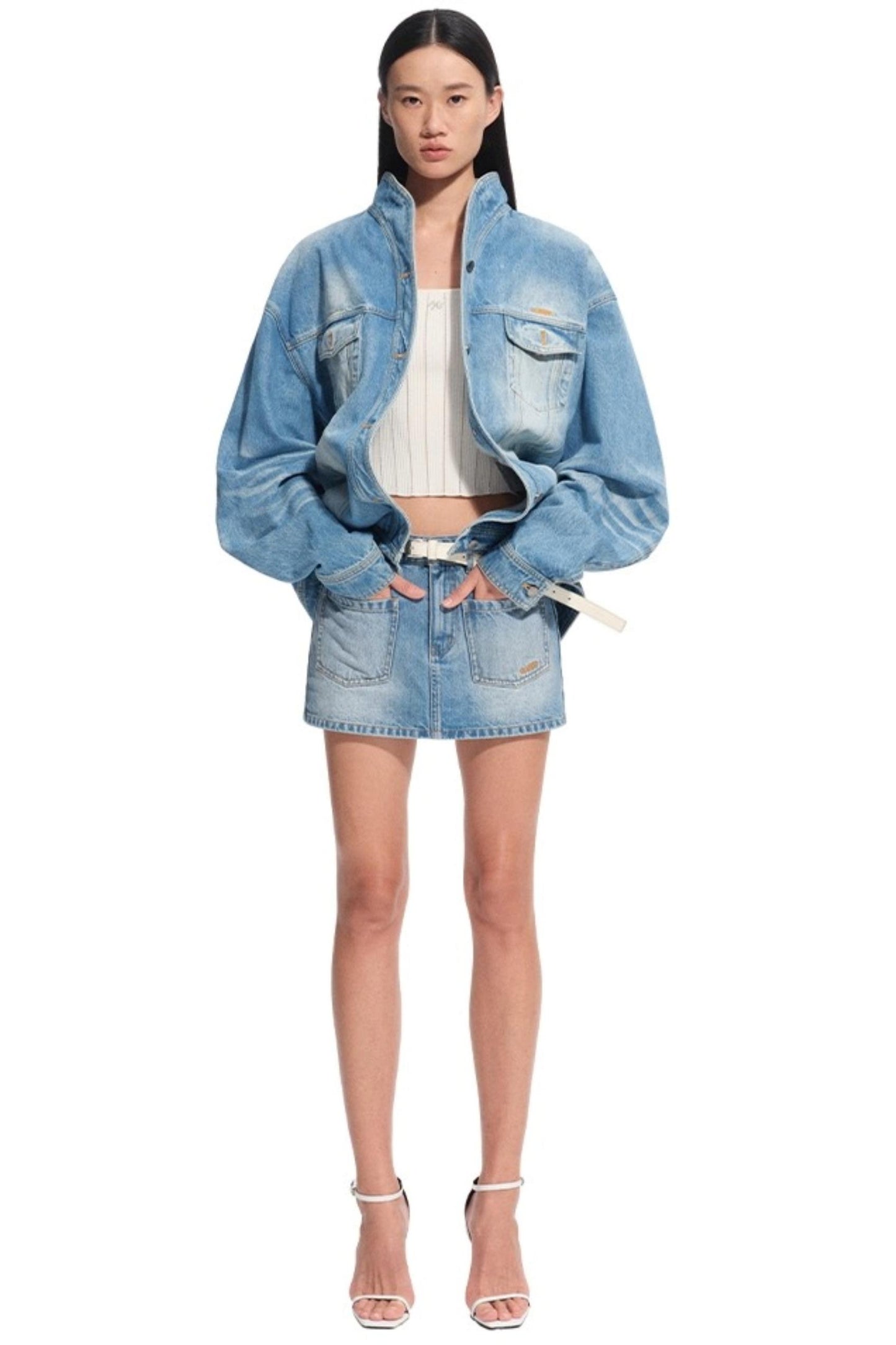 Hollow Knitted Slimming Camisole Top