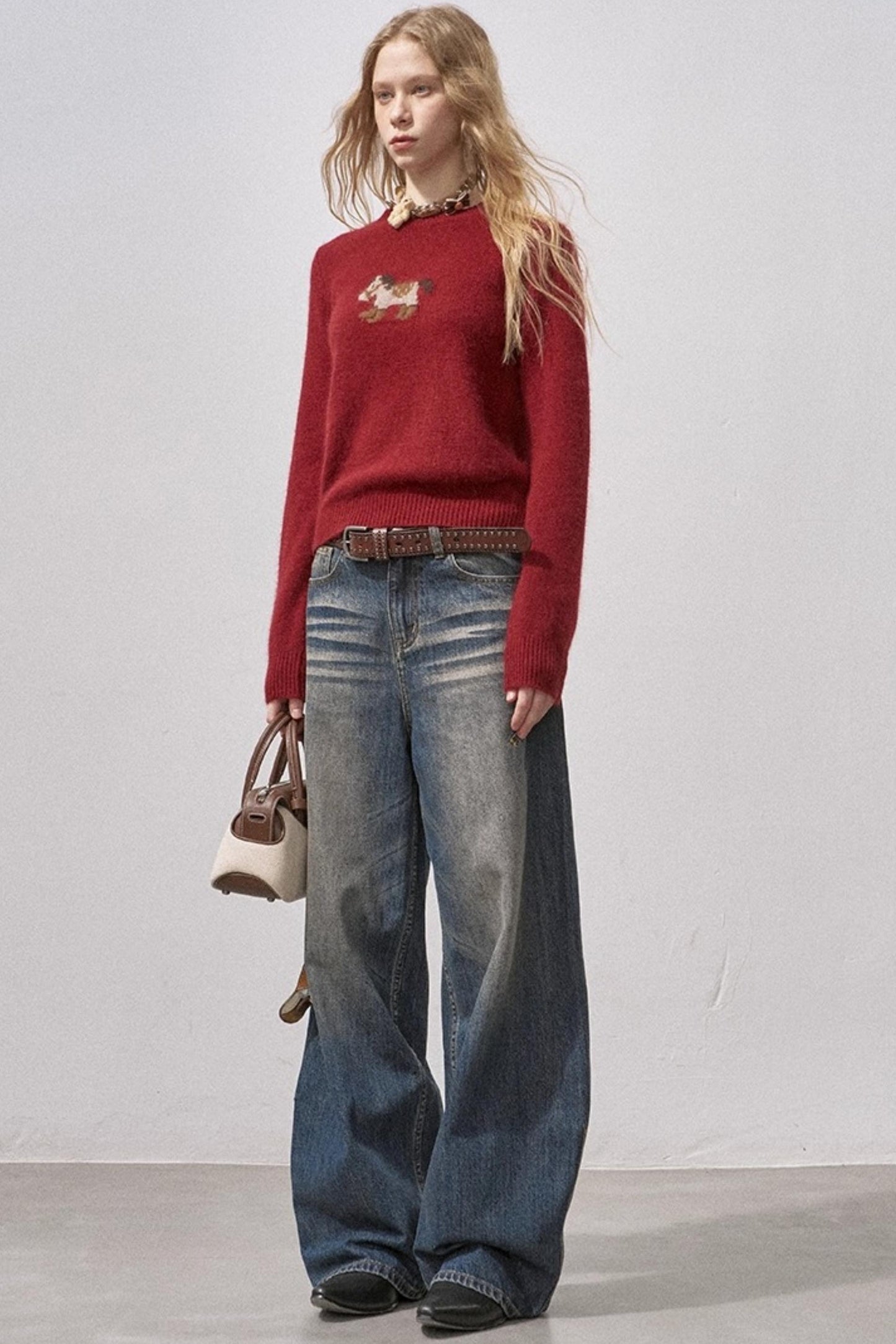 Seamless Vintage Distressed Jeans