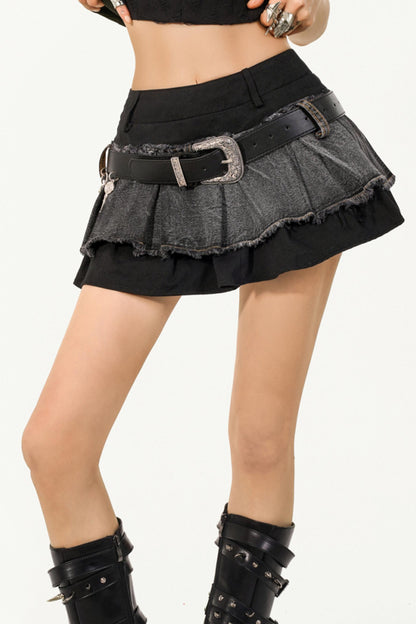 Vintage Halter Denim Skirt