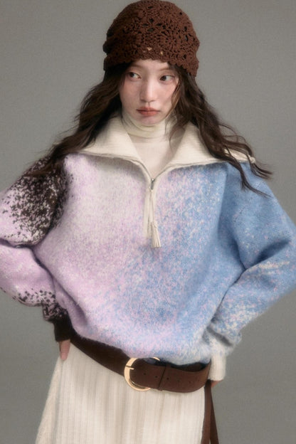 Gradient Wool Blend Winter Set-Up