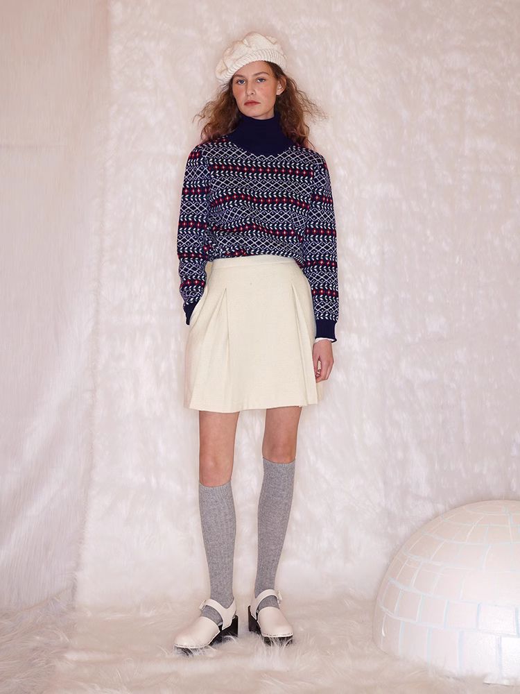 Vintage Turtleneck Wool Sweater