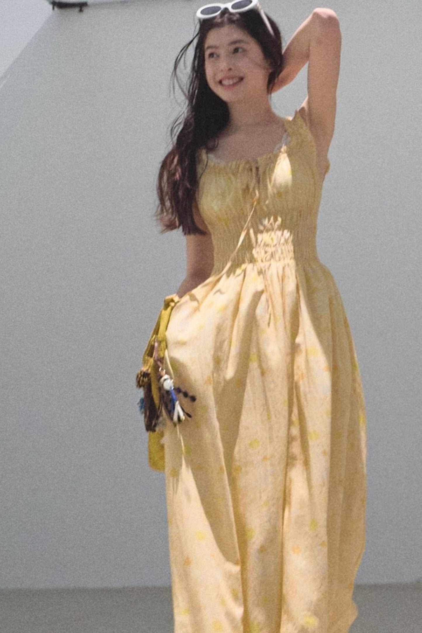 Bubbling Soda Sleeveless Slip Dress