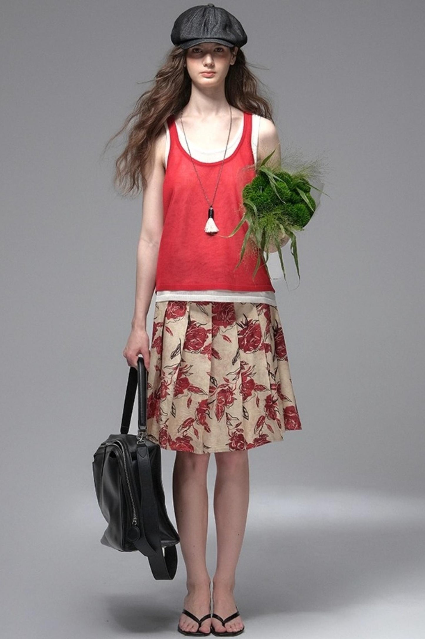 Tri-Color Linen Vest