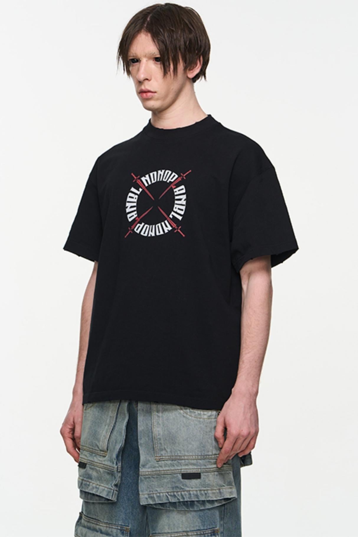 Washed Houken Loose Tee