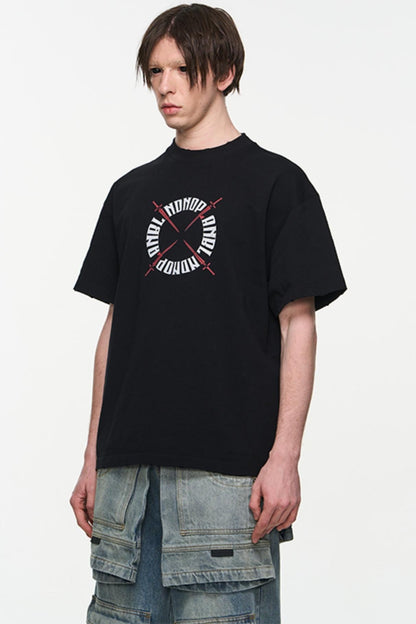 Washed Houken Loose Tee