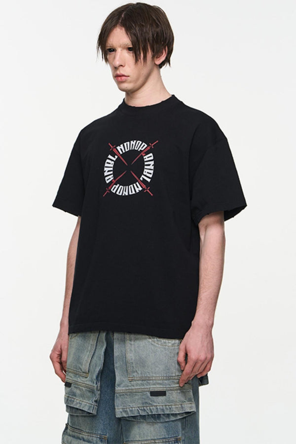 Washed Houken Loose Tee