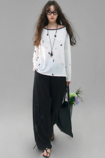 Wilderness Rabbit Crew Neck Top Set-Up