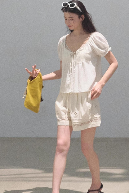 Summer Rome Cut-Out Shorts