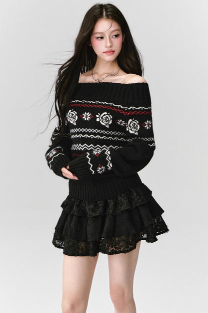 Paris Rose Sweater