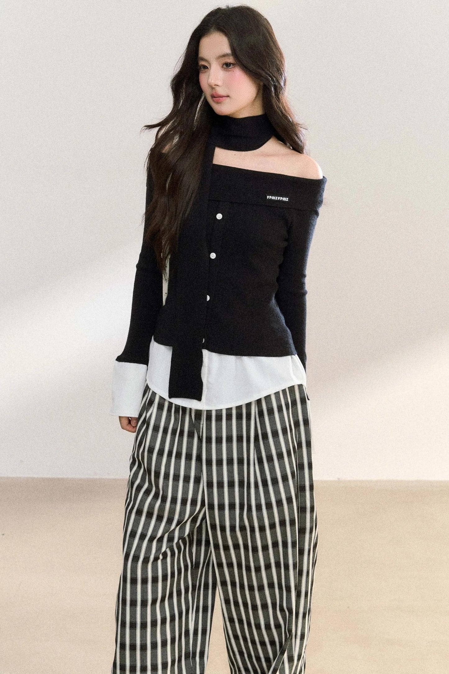 Patchwork Knitwear Sweater