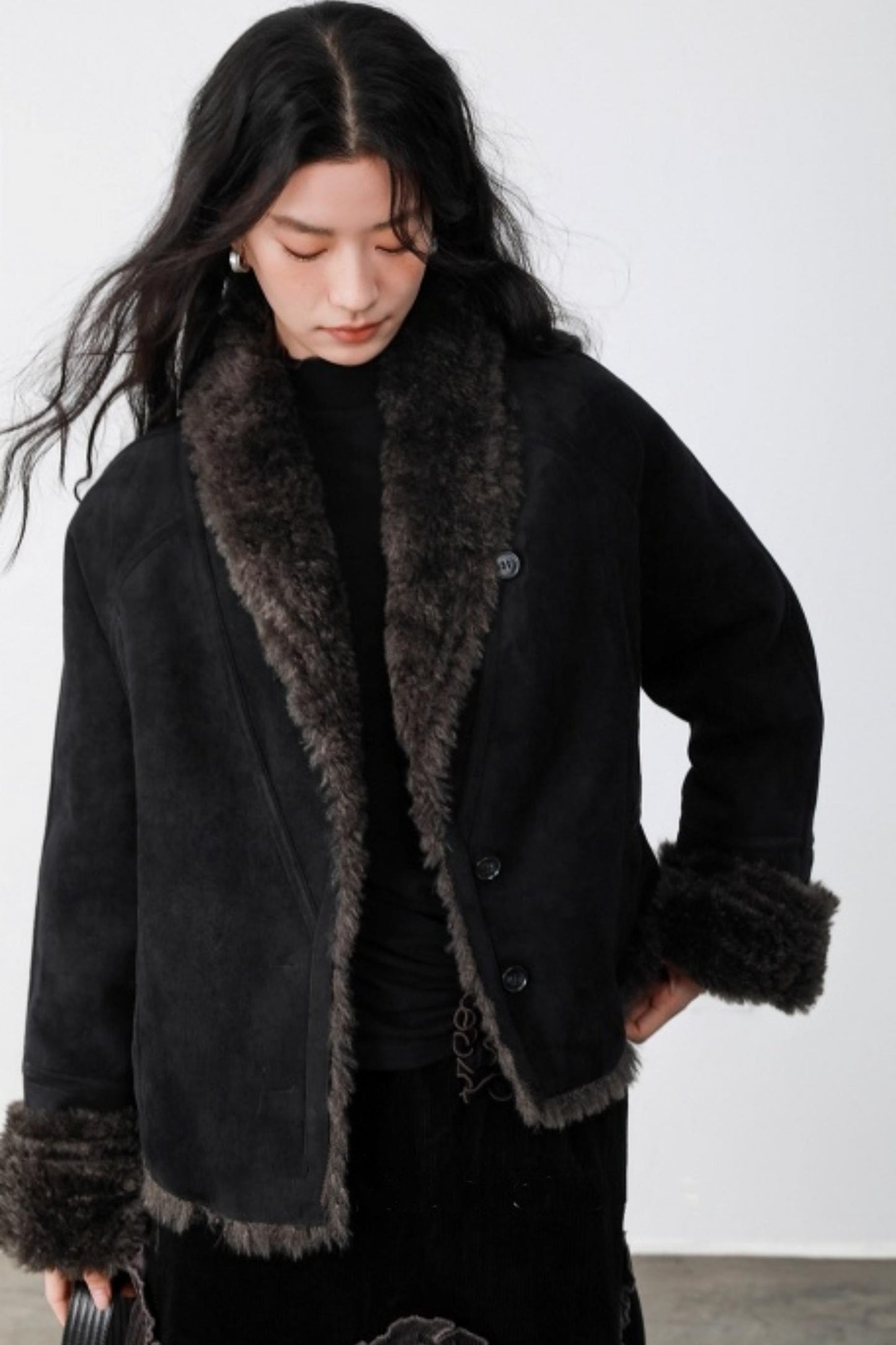 Dark Night Ruffle Top