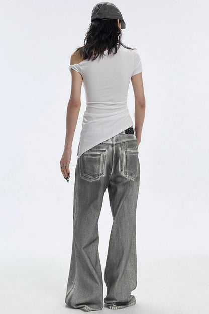 Bevelled Studded T-Shirt