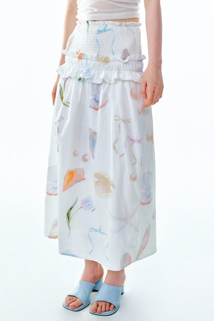 Chic Sea Bustier Skirt