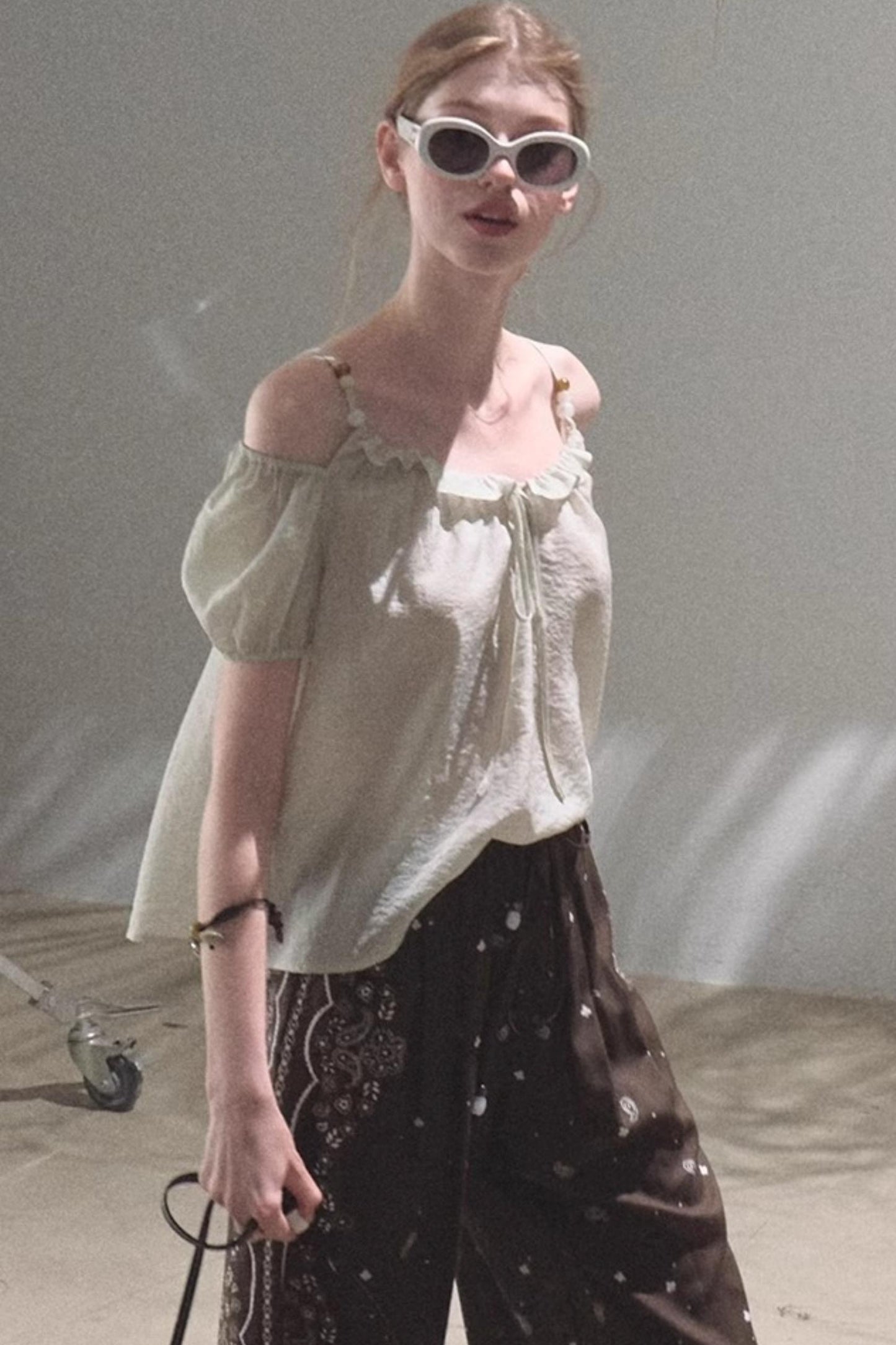 Summer Breeze Bubble Sleeve Top